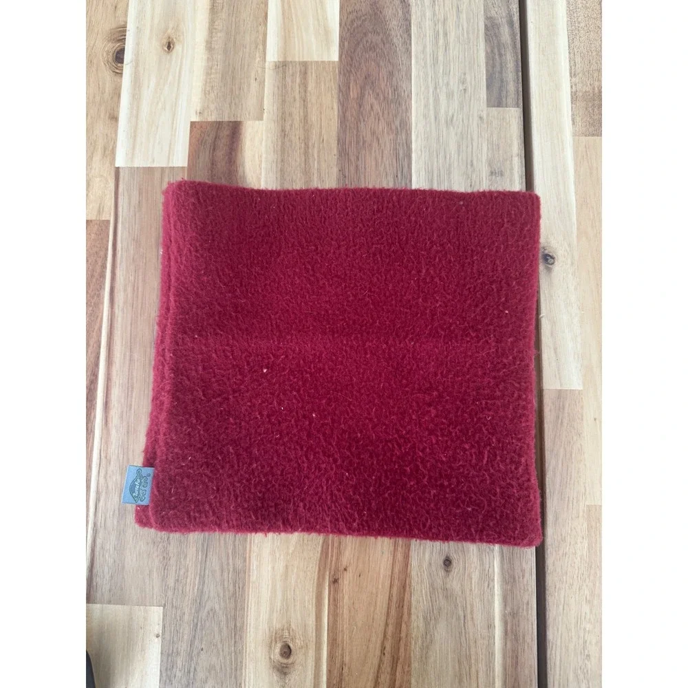 Turtle Fur Fleece Neck Warmer Gaiter Burgundy Red Adult One Size Winter Scarf